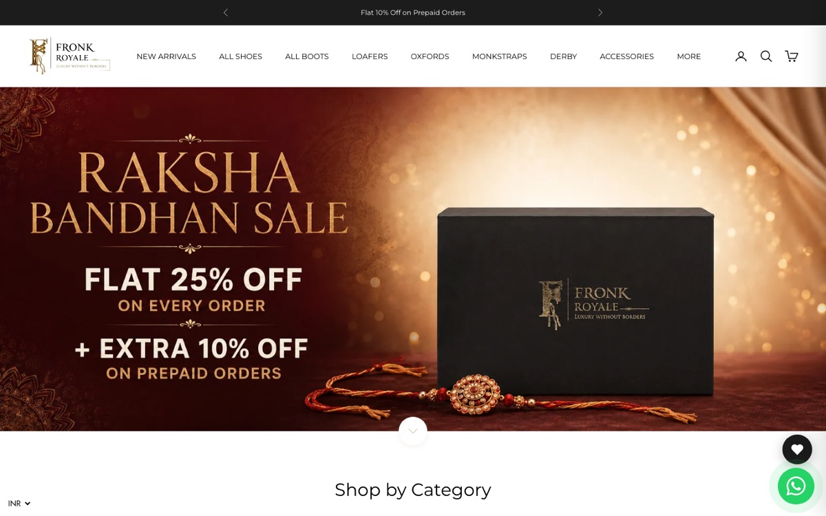 Luxury Footwear Storefront on Shopify